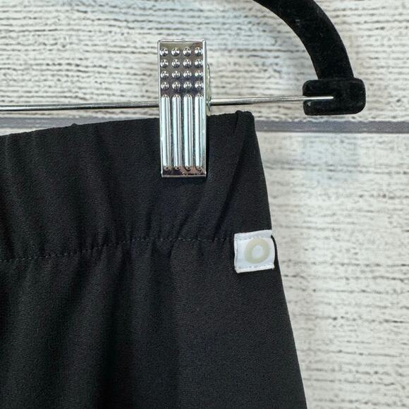 Ministry Of Supply Women's Black Swift Satin High Rise Tapered Pants Size 4 - Picture 6 of 8